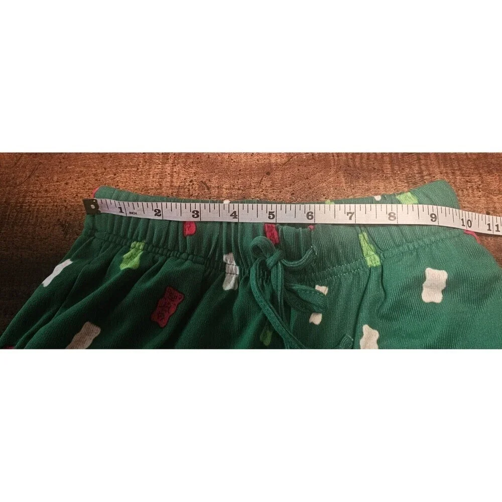 Haribo Pajamas Unisex NWOT Green Red Christmas Holiday Soft Gummy Bear Size XXS
